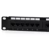 StarTech.com 24 portin 1U rack-asennettava Cat 6 110 patch-paneeli, RJ-45, rack-asennus, 1U, musta, RoHS, CE, ETL, UL