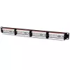 StarTech.com 24 portin 1U rack-asennettava Cat 6 110 patch-paneeli, RJ-45, rack-asennus, 1U, musta, RoHS, CE, ETL, UL