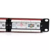 StarTech.com 24 portin 1U rack-asennettava Cat 6 110 patch-paneeli, RJ-45, rack-asennus, 1U, musta, RoHS, CE, ETL, UL