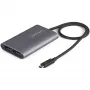 StarTech.com Thunderbolt - dual DisplayPort -sovitin DP 1.4, dual 4K 60Hz tai yksittäinen 8K/5K Thunderbolt-DP-muunnin, 2x DisplayPort-näyttö-videosovitin - Mac & Windows