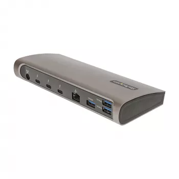 StarTech.com Thunderbolt 4 -telakka, 96W Power Delivery, yksittäinen 8K/dual-näyttö 4K 60Hz, 3xTB4/USB4-liitäntää, 4xUSB-A, SD, GbE, Thunderbolt 4 -telakointiasema Windowsille tai TB3 MacBookille, 0,8 m kaapeli