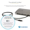 StarTech.com Thunderbolt 4 -telakka, 96W Power Delivery, yksittäinen 8K/dual-näyttö 4K 60Hz, 3xTB4/USB4-liitäntää, 4xUSB-A, SD, GbE, Thunderbolt 4 -telakointiasema Windowsille tai TB3 MacBookille, 0,8 m kaapeli