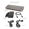 StarTech.com Thunderbolt 4 -telakka, 96W Power Delivery, yksittäinen 8K/dual-näyttö 4K 60Hz, 3xTB4/USB4-liitäntää, 4xUSB-A, SD, GbE, Thunderbolt 4 -telakointiasema Windowsille tai TB3 MacBookille, 0,8 m kaapeli
