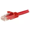 StarTech.com 3 m CAT6 Ethernet-kaapeli – punainen, CAT 6 gigabit-Ethernet-kaapeli – 250 MHz, 100 W PoE, RJ45, UTP-verkko-/patch-kaapeli, ilman lukituskieltä, vedonpoistolla, yksittäin testattu