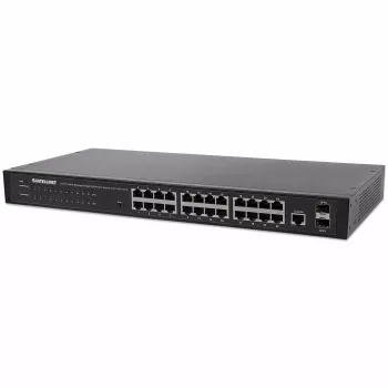Intellinet 560917 24-porttinen Gigabit Web-Smart -kytkin, 2x SFP, telineasennus