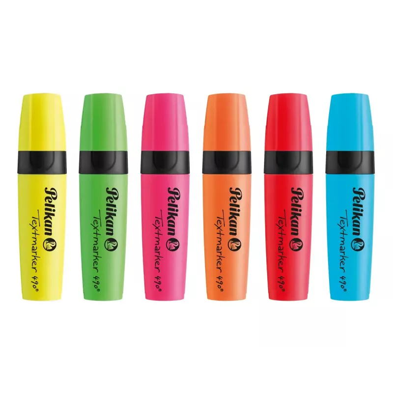 Yliviivain Pelikan Textmarker 490 Multicolour 6 kpl