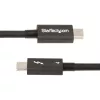 StarTech.com 0,5 m Thunderbolt 4 -kaapeli – 40 Gbit/s – 100W PD – 4K/8K video – Intel-sertifioitu Thunderbolt-kaapeli – yhteensopiva USB 4/Thunderbolt 3/USB 3.2/USB Type-C/DisplayPort kanssa