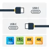 StarTech.com 0,9 m tukeva kulmikas USB-C-kaapeli, USB 3.2 Gen 2 (10 Gbps), täysin datakykyinen USB-C–C-datakaapeli, 4K 60Hz DP Alt -tila, 100W Power Delivery – 90 asteen USB Type-C -kaapeli