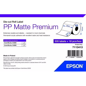 Itseliimautuva tulostustarra Epson 7113413 valkoinen 7,6 x 5,1 cm