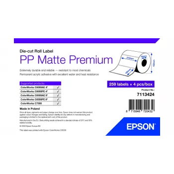 Epson 7113424 tulostustarra valkoinen itseliimautuva tulostustarra