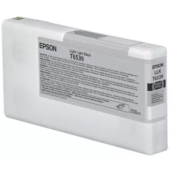 Epson T6539 light light musta värikasetti (200 ml), light light musta, pigmenttimuste, 200 ml, 1 kpl