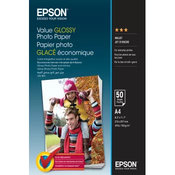 Epson Value Glossy Photo Paper - A4 - 50 arkkia