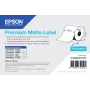 Epson Premium Matt -tarra - jatkorulla: 105 mm x 35 m, valkoinen, itseliimautuva tulostintarra, jatkotarra, akryyli, pysyvä, matta
