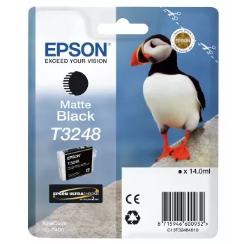 Värikasetti Epson T3248 mattamusta