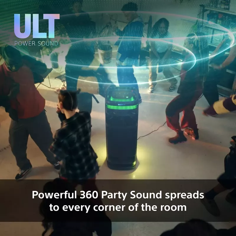 Kaiutin Sony SRS-ULT1000 ULT TOWER 10 — 139 W, Bluetooth, kannettava, musta