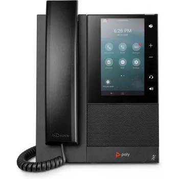 HP Poly CCX 500 yritysmediatelefoni Open SIP ja PoE-tuki