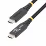 StarTech.com 50 cm (1.6ft) USB4-kaapeli, USB-IF-sertifioitu USB-C-kaapeli, 40Gbps, 240W Power Delivery PD 3.1 EPR, 8K 60Hz, USB Type-C tiedonsiirtokaapeli, yhteensopiva Thunderbolt/USB 3.2 -liitäntöjen kanssa
