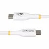 StarTech.com 4 m valkoinen USB-C-latauskaapeli, USB-IF-sertifioitu USB-C-kaapeli, 240W PD EPR, USB 2.0 Type-C kannettavan latauskaapeli, USB-C-tiedonsiirtokaapeli, TPE-päällyste