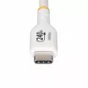 StarTech.com 4 m valkoinen USB-C-latauskaapeli, USB-IF-sertifioitu USB-C-kaapeli, 240W PD EPR, USB 2.0 Type-C kannettavan latauskaapeli, USB-C-tiedonsiirtokaapeli, TPE-päällyste