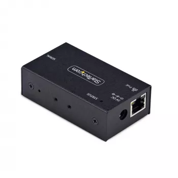 StarTech.com 1-porttinen sarja-Ethernet-sovitin, 802.3af PoE IP-sarjalaite palvelin etä-RS232-laitteille, seinä-/DIN-kiskokiinnitys, RJ45 LAN - DB9 sarjamuunnin, TAA