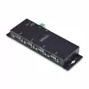 StarTech.com 4-porttinen sarja-Ethernet-sovitin, IP-sarjalaite palvelin etä-RS232-laitteille, seinä-/DIN-kiskokiinnitys, metallikotelo, RJ45 LAN - DB9 sarjamuunnin