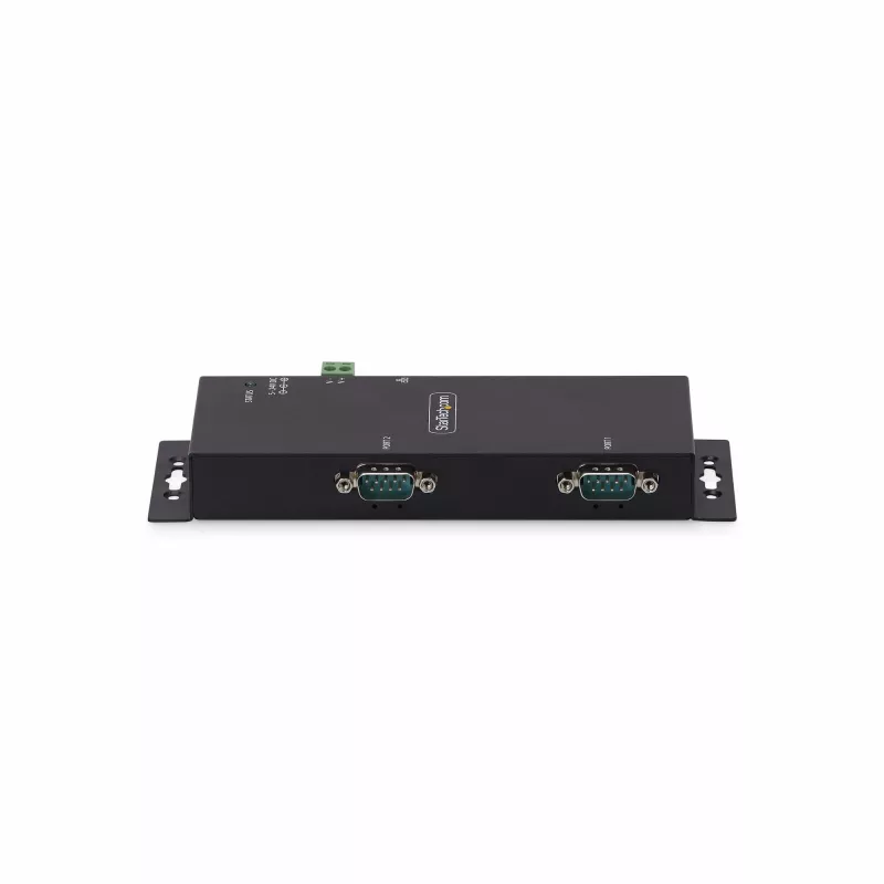 StarTech.com 2-porttinen sarja-Ethernet-sovitin, IP-sarjalaite palvelin etä-RS232-laitteille, seinä-/DIN-kiskokiinnitys, metallikotelo, RJ45 LAN - DB9 sarjamuunnin