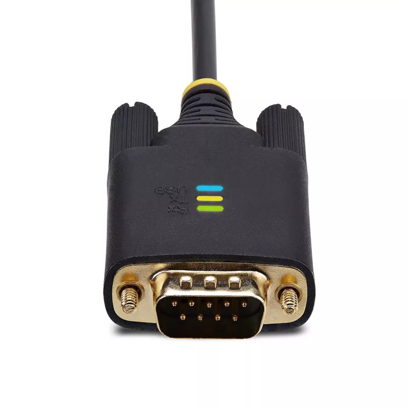 StarTech.com 2 m USB-sarjaporttisovitinkaapeli, COM-säilytys, vaihdettavat ruuvit/mutterit, USB-A - DB9 RS232, FTDI IC, ESD-suoja, Windows/macOS/Linux