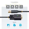 StarTech.com 2 m USB-sarjaporttisovitinkaapeli, COM-säilytys, vaihdettavat ruuvit/mutterit, USB-A - DB9 RS232, FTDI IC, ESD-suoja, Windows/macOS/Linux