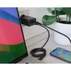 InLine USB PD virtalähde, GaN-laturi, 3 porttia, Dual USB-C + USB-A, 65W