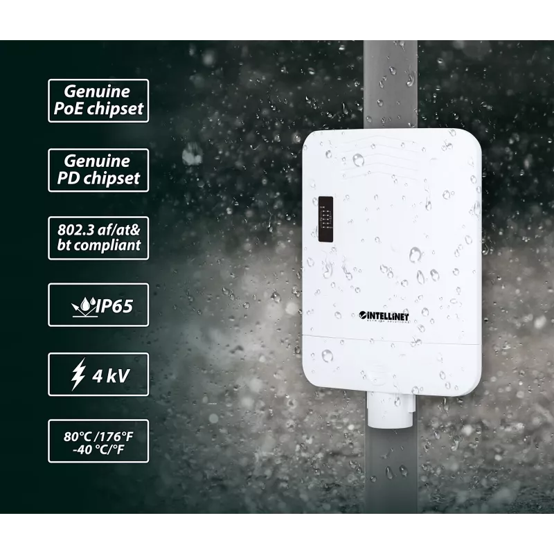 Verkkokytkin Intellinet 509220 Gigabit Ethernet 5 porttia PoE