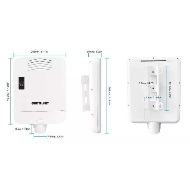 Verkkokytkin Intellinet 509220 Gigabit Ethernet 5 porttia PoE