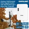 Verkkokytkin Intellinet 509220 Gigabit Ethernet 5 porttia PoE