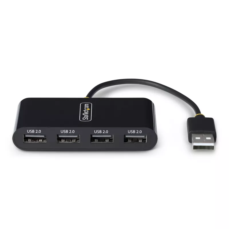 StarTech.com ST4200MINI2-USB-HUB USB-keskitin USB 2.0 480 Mbit/s musta