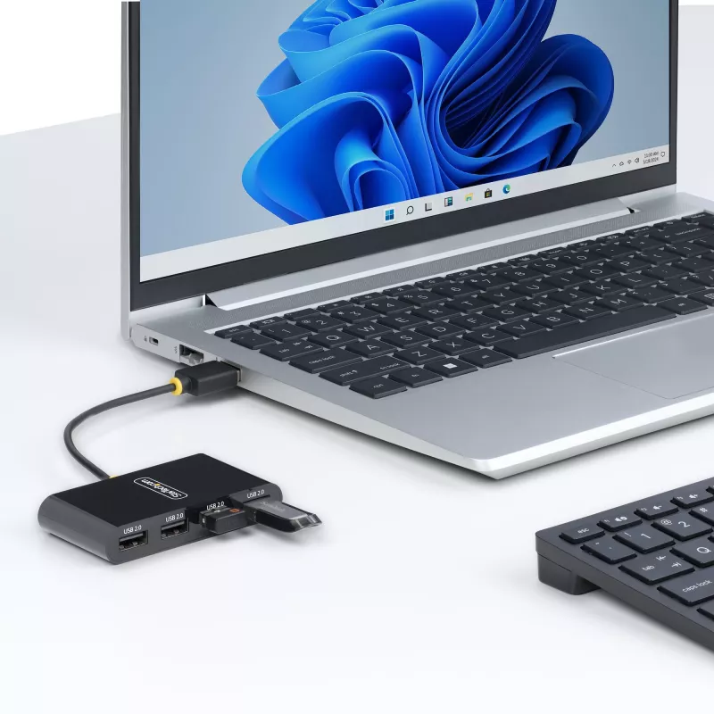 StarTech.com ST4200MINI2-USB-HUB USB-keskitin USB 2.0 480 Mbit/s musta
