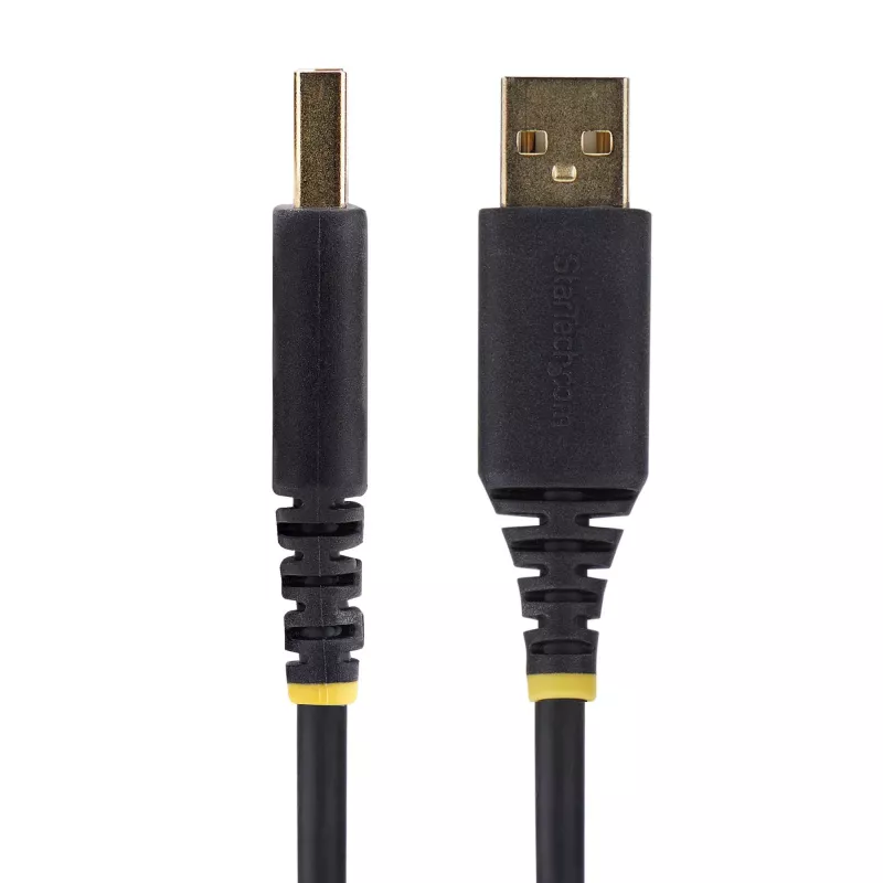 StarTech.com 1ft (30cm) USB-sarjaporttisovitinkaapeli, COM-pidätys, vaihdettavat mutterit/ruuvit, USB-A - DB9 RS232, FTDI IC, ESD-suoja, Windows/macOS/Linux