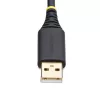 StarTech.com 1ft (30cm) USB-sarjaporttisovitinkaapeli, COM-pidätys, vaihdettavat mutterit/ruuvit, USB-A - DB9 RS232, FTDI IC, ESD-suoja, Windows/macOS/Linux