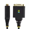 StarTech.com 1ft (30cm) USB-sarjaporttisovitinkaapeli, COM-pidätys, vaihdettavat mutterit/ruuvit, USB-A - DB9 RS232, FTDI IC, ESD-suoja, Windows/macOS/Linux