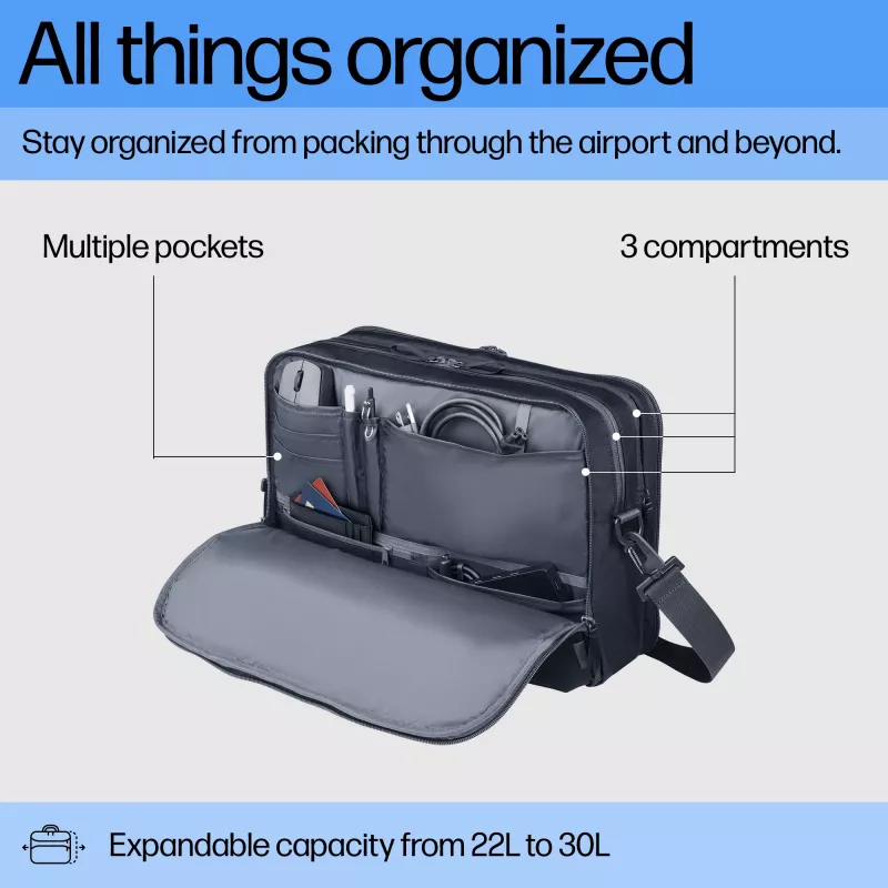 Kannettavan laukku HP Travel Plus 22L 16 inch asiakirjasalkku yksivärinen