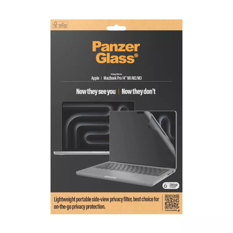 Näytönsuojus PanzerGlass Dual Privacy MacBook Pro 14