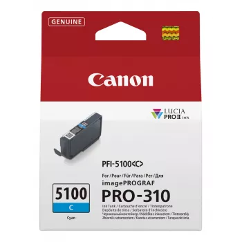 Canon PFI-5100 C värikasetti 1 kpl alkuperäinen syaani