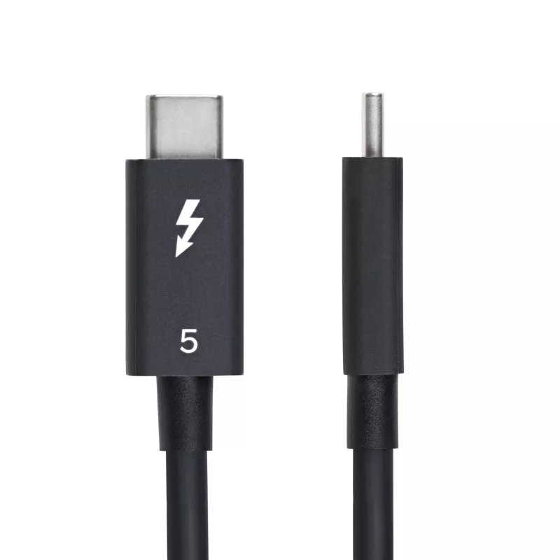StarTech.com 1,5ft (50cm) Thunderbolt 5 -kaapeli, 80Gbit/s/120Gbit/s asti, 240W PD, 8K 60Hz, sertifioitu Thunderbolt-kaapeli - yhteensopiva Thunderbolt 4/USB4/USB-C kanssa