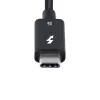StarTech.com 1,5ft (50cm) Thunderbolt 5 -kaapeli, 80Gbit/s/120Gbit/s asti, 240W PD, 8K 60Hz, sertifioitu Thunderbolt-kaapeli - yhteensopiva Thunderbolt 4/USB4/USB-C kanssa