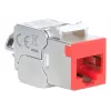 Verkkokaapeli Intellinet 791311 Keystone-moduuli litteä punainen RJ-45