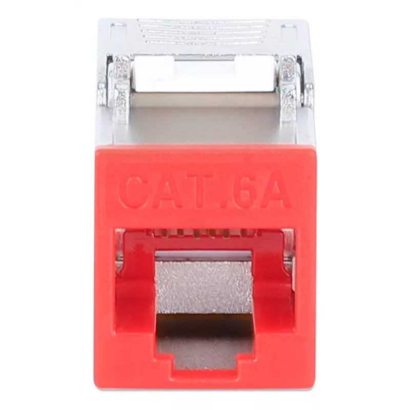 Verkkokaapeli Intellinet 791311 Keystone-moduuli litteä punainen RJ-45