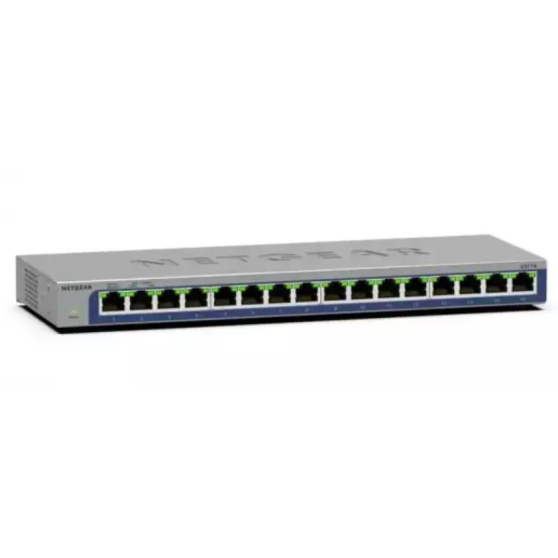 NETGEAR GS116 hallitsematon L2 Gigabit Ethernet (10/100/1000) musta