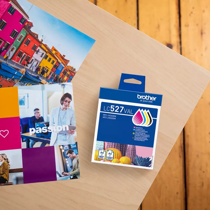 Mustekasettipaketti Brother LC527VAL CMYK – 1×1300, 3×900 sivua