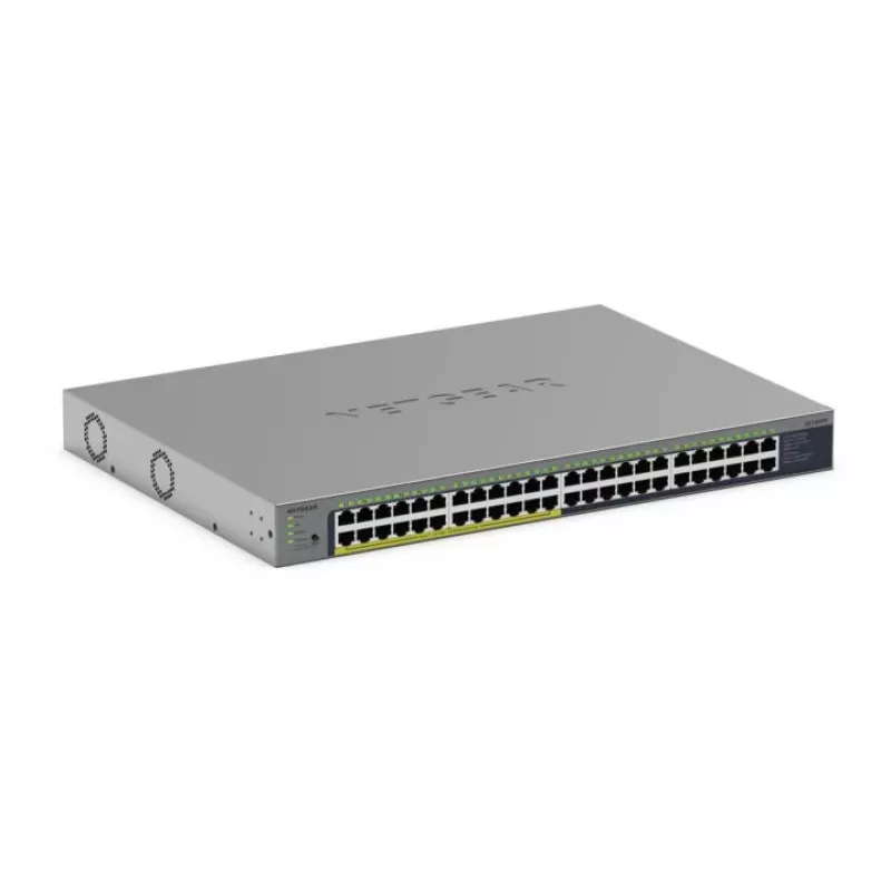 NETGEAR GS748PP hallitsematon Gigabit Ethernet (10/100/1000) Power over Ethernet (PoE) harmaa