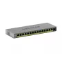 NETGEAR GS116EP hallittava L2/L3 Gigabit Ethernet (10/100/1000) Power over Ethernet (PoE) harmaa