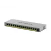 NETGEAR GS116EP hallittava L2/L3 Gigabit Ethernet (10/100/1000) Power over Ethernet (PoE) harmaa