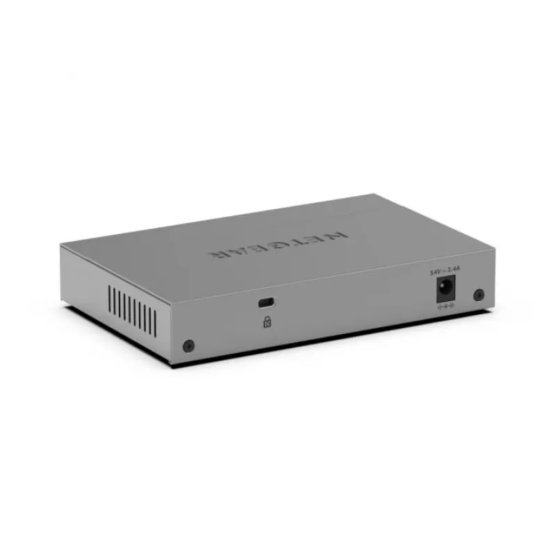 NETGEAR GS105EPP hallitsematon Gigabit Ethernet (10/100/1000) Power over Ethernet (PoE) pöytä-/seinäasennus harmaa
